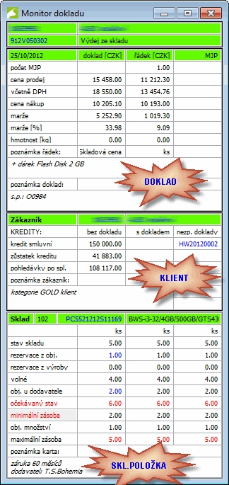 Monitor dokladu